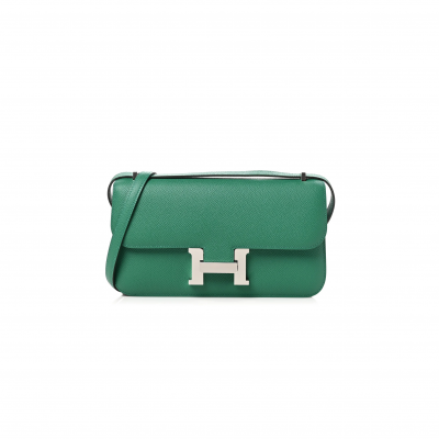 HERMES CONSTANCE ELAN EPSOM VERT VERTIGO PALLADIUM HARDWARE H085425CKU4 (26*16*6cm)